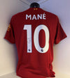 SADIO MANE - SIGNERT  DRAKT MED EKTEHETSBEVIS/COA