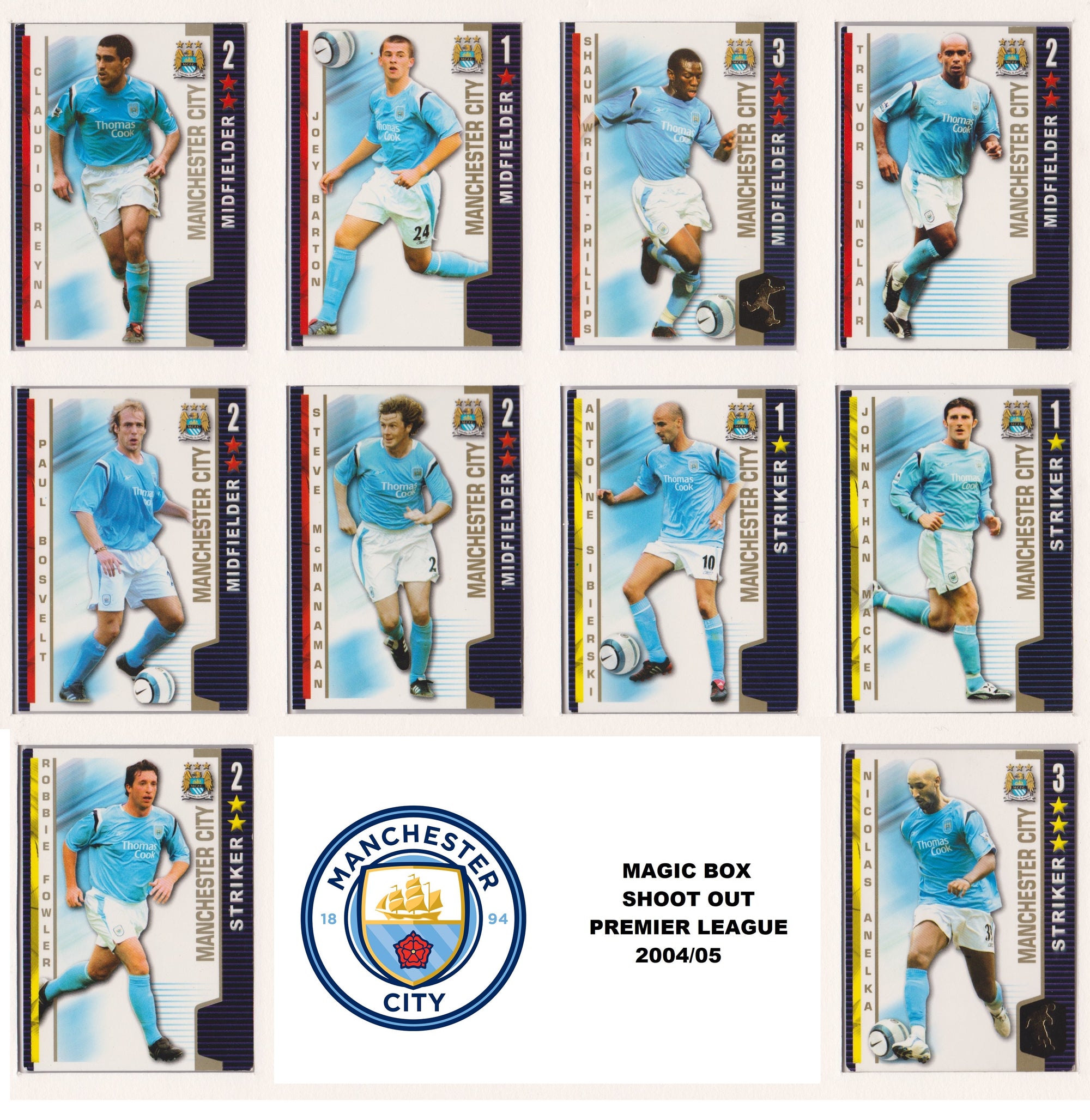 000. MANCHESTER CITY - SHOOT OUT PREMIER LEAGUE 2004/05