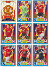 000. MANCHESTER UNITED- KOMPLETT SETT MED TOPPS MATCH ATTAX PREMIER LEAGUE 2017/18
