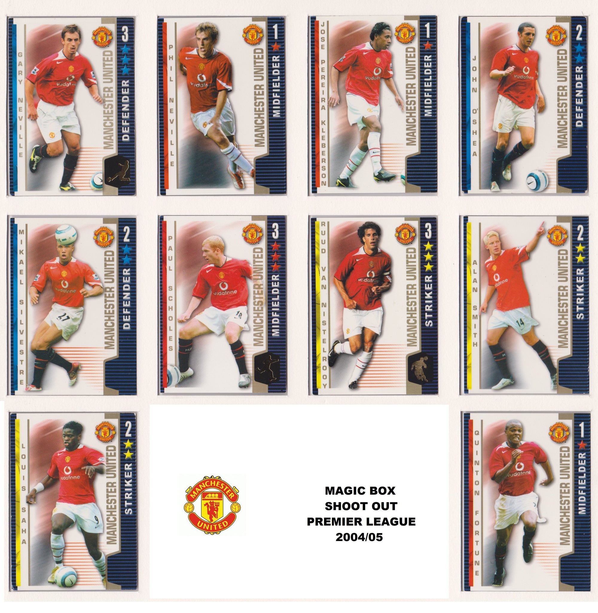 000. MANCHESTER UNITED - SHOOT OUT PREMIER LEAGUE 2004/05