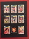 00001. MANCHESTER UNITED FOTBALLKORT MONTASJE MED KORT FRA SESONGEN 1978/79