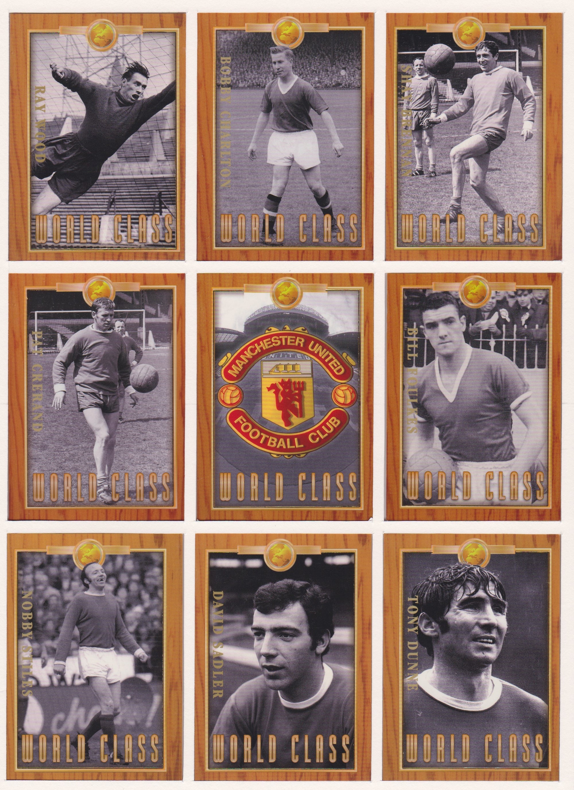 000. MANCHESTER UNITED - FUTERA PLATINUM WORLD CLASS 1998