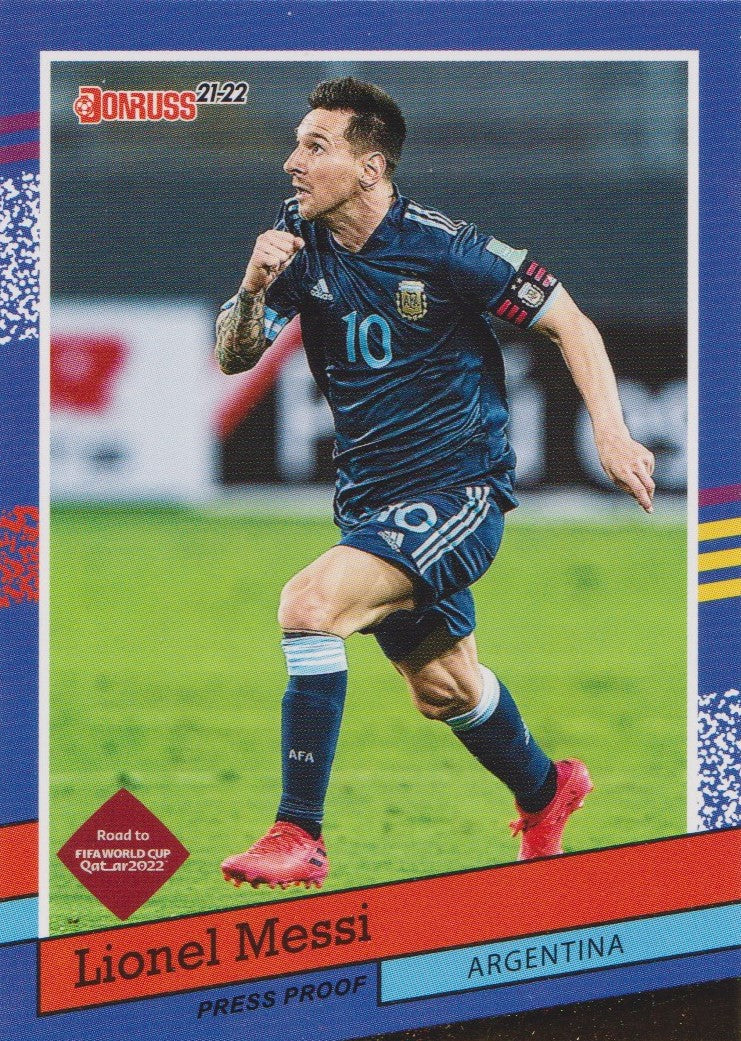 010. LIONEL MESSI - ARGENTINA - 1991 DONRUSS TRIBUTE - PRESS PROOF