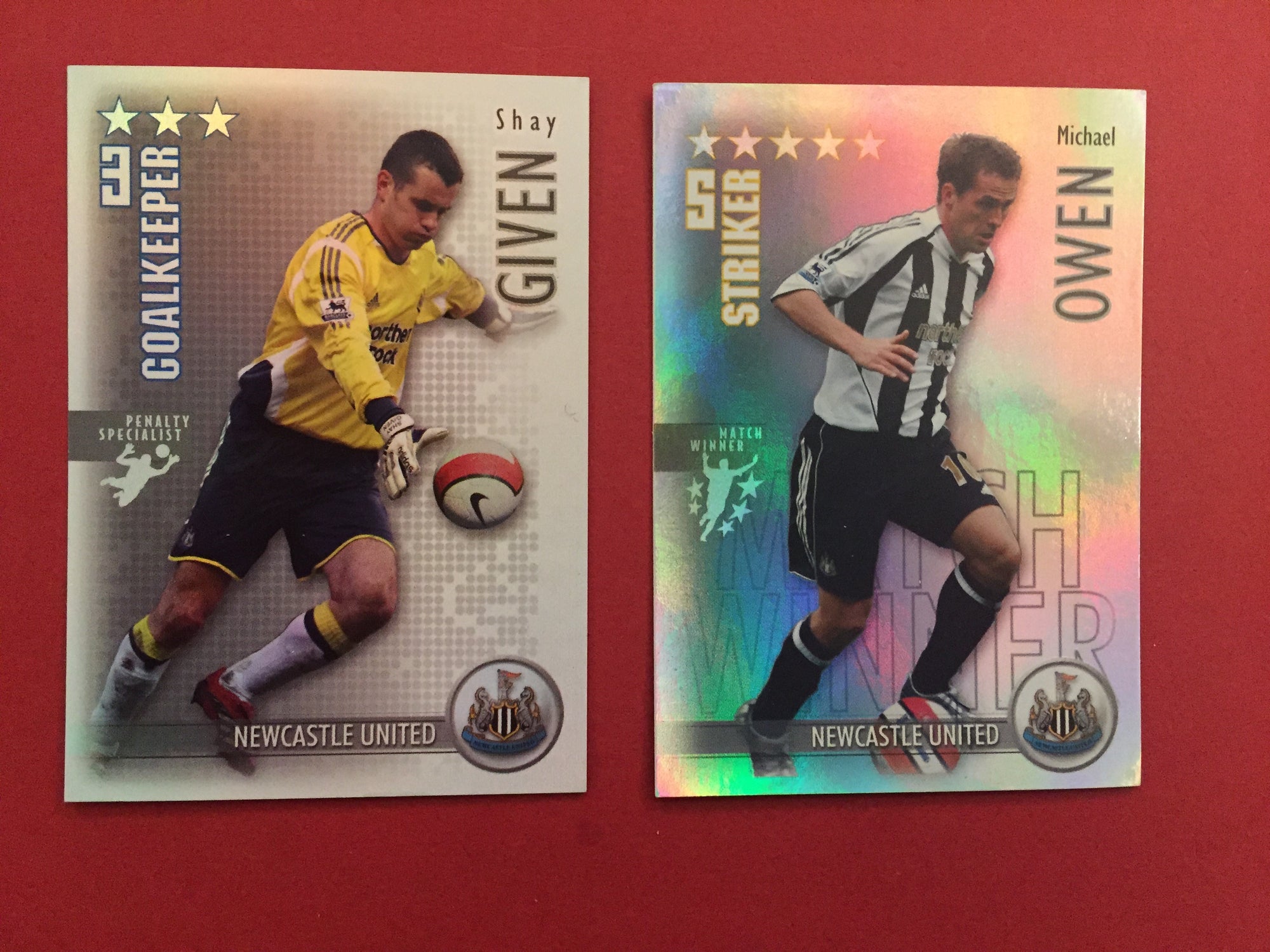 000, NEWCASTLE UNITED KOMPLETT SETT MED SHOOT OUT 2006/07