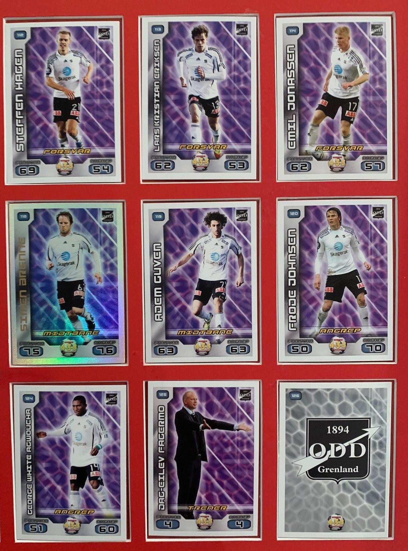 000. ODD GRENLAND - TIPPELIGAEN 2012 - KOMPLETT LAGSERIE