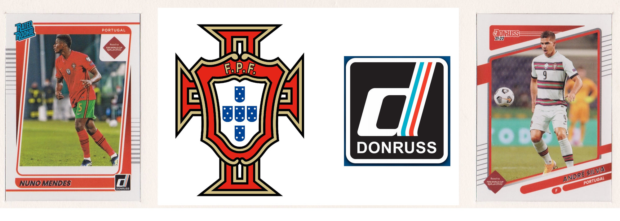 PORTUGAL - COMPLETE TEAMSET - DONRUSS ROAD TO QATAR 2022 - BASE
