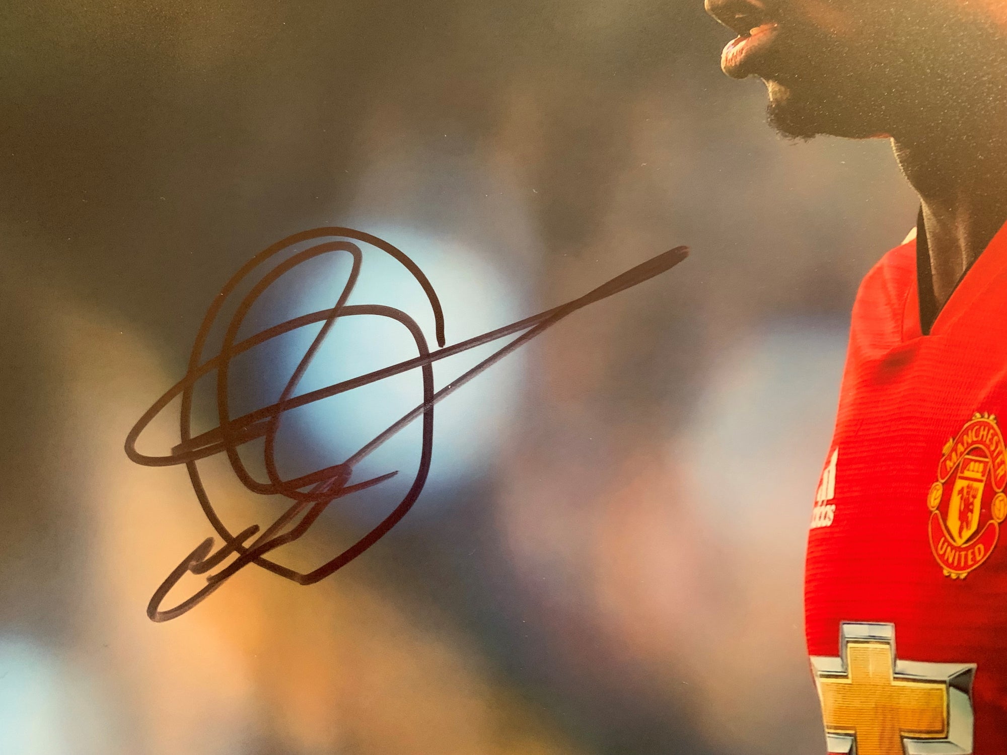 PAUL POGBA - SIGNERT BILDE MED EKTEHETSBEVIS/COA