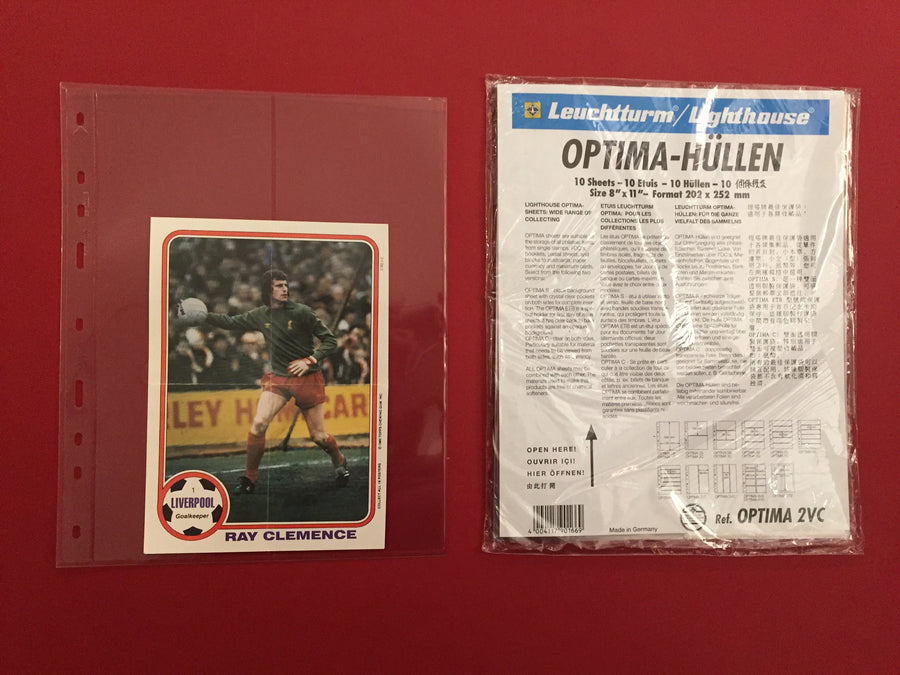 010. PLASTLOMMER FOR 1 STK KORT/POSTER - PAKKE MED 10 LOMMER