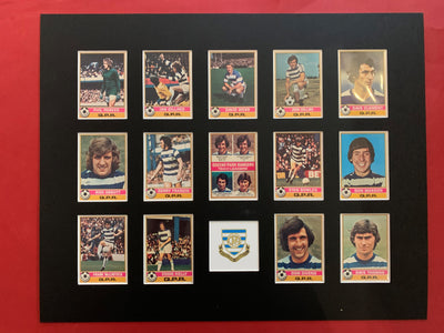 OUEENS PARK RANGERS FOTBALLKORTMONTASJE FRA TOPPS 1977/78