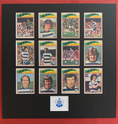 OUEENS PARK RANGERS FOTBALLKORTMONTASJE FRA TOPPS 1978/79