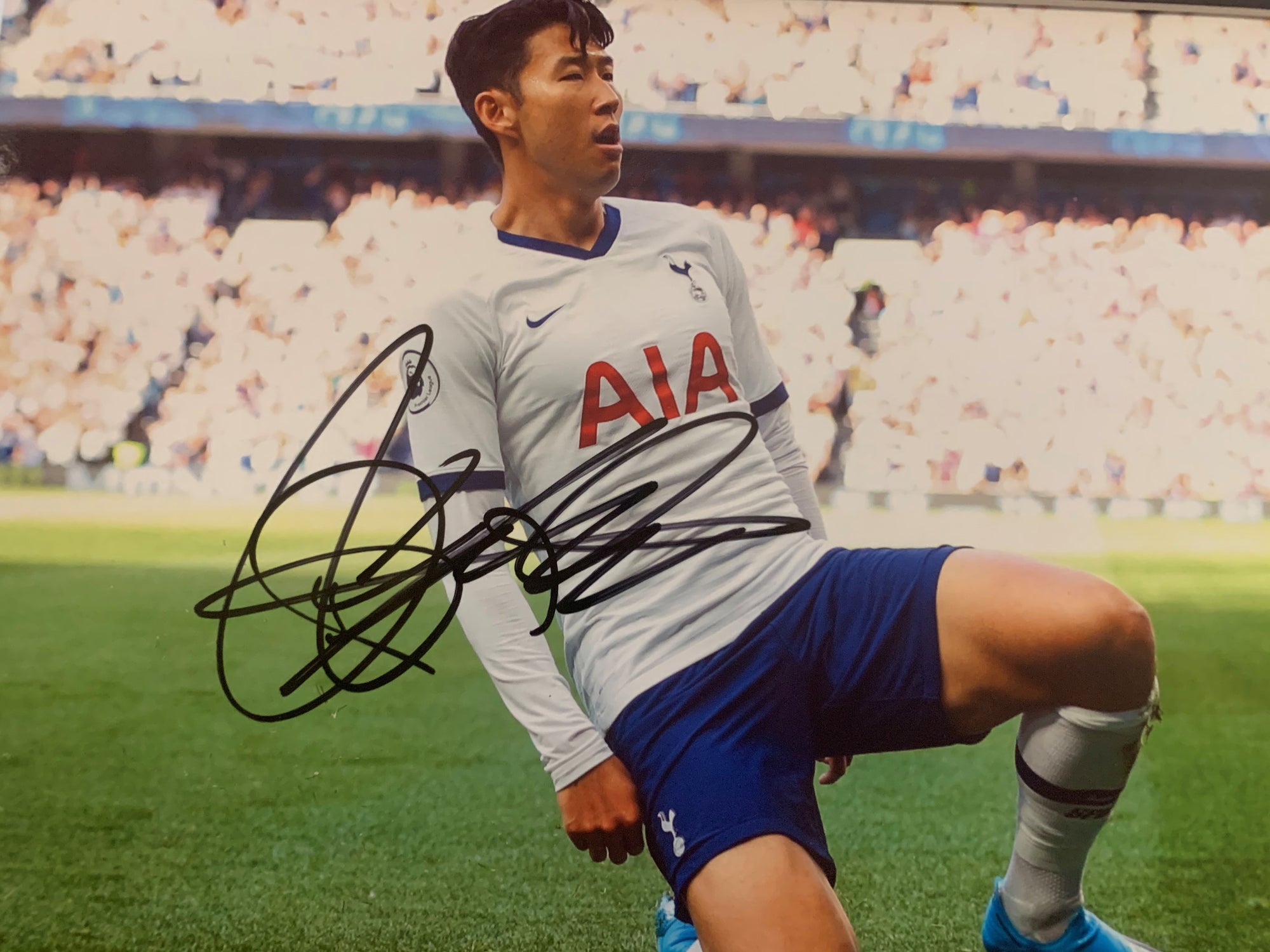 HEUNG-MIN SON - SIGNERT BILDE MED EKTEHETSGARANTI/COA