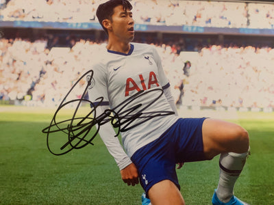 HEUNG-MIN SON - SIGNERT BILDE MED EKTEHETSGARANTI/COA