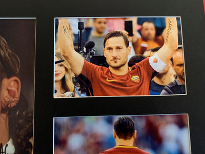 FRANCESCO TOTTI - SIGNERT BILDE MED EKTEHETSBEVIS/COA
