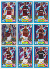 000. WEST HAM UNITED - KOMPLETT SETT MED TOPPS MATCH ATTAX PREMIER LEAGUE 2017/18