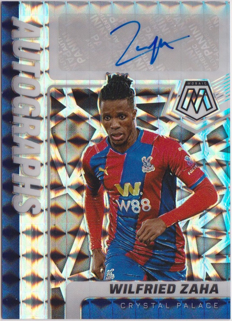 AM-WZ - WILFRIED ZAHA - CRYSTAL PALACE - SILVER - AUTOGRAPHS